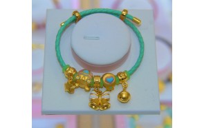 “Annabella Ip” DIY Gold Bracelet Connect Your Love