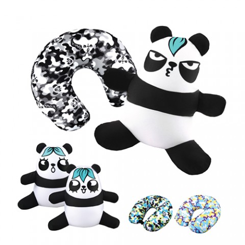 Soda Panda Deformable U Pillow