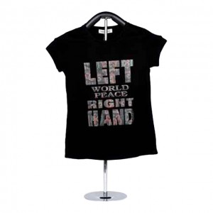 Round neck, short sleeved women's t-shirt ko-203