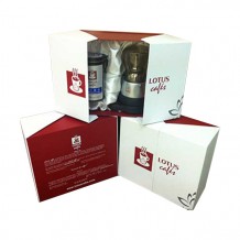 Coffee Gift Box:Electric Mocha Coffee Pot+250g Portuguese Ground Coffee