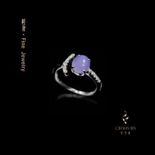 Fine Jewellry Series – Violet jadeite ring