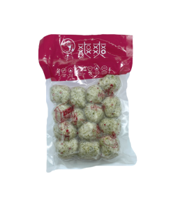 Cuttlefish balls with seaweed