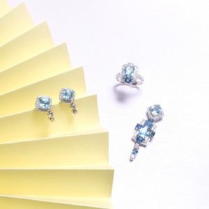 Other Series-Sapphire & Aquamarine Ring
