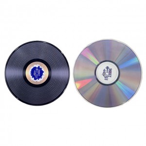 Base cerâmica para panela em formato de disco de gravação, base cerâmica para panela em formato de discos