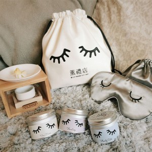 Série de velas aromáticas de folhas de chá japonesas
