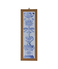 Hand Painted Mural of Azulejo
