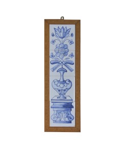 Hand Painted Mural of Azulejo