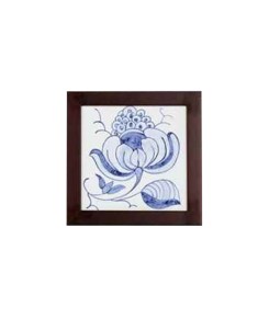 Hand Painted Azulejo (Flowers and Seed)