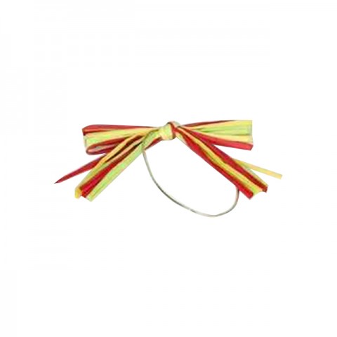 Ribbon Accessories (Yellow, Red & Green - Paper Ribbon)