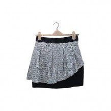 An Asymmetric Pepuim Skirt