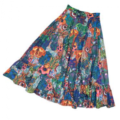 Insect pattern large skirt