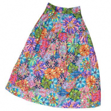 kaleidoscope pattern long skirt
