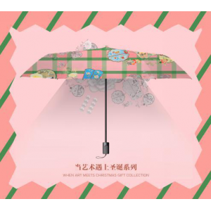 Fashion Art Crossover Straight Umbrellas