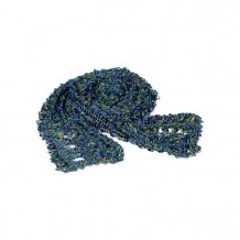 藍色意大利線織頸巾