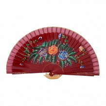 Spanish Hand-painted Wooden Fan