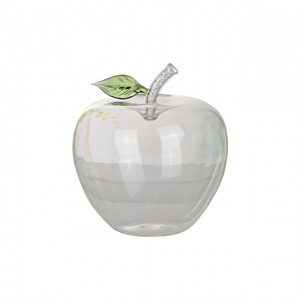 創意玻璃蘋果存錢罐帶鑽 儲錢罐 節慶贈送禮品