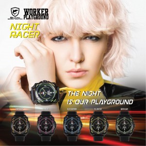 Night Racer系列運動手錶