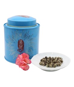 澳门特色景点茶叶罐系列   茉莉龙珠铁罐