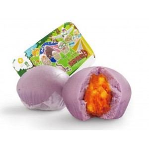 芝士南瓜紫薯蒸包