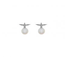 Dove Pearl Earrings (Meeting Light)