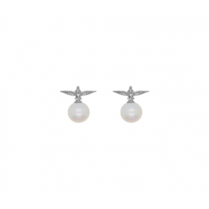 Dove Pearl Earrings (Meeting Light)