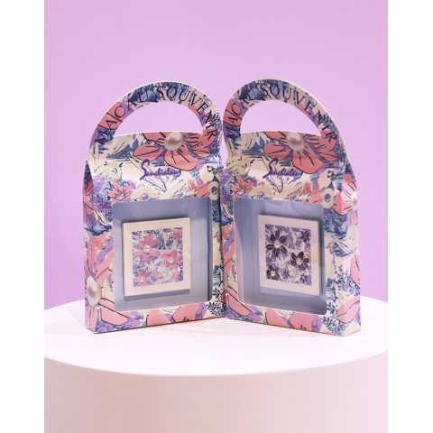 Série de ímanes de frigorífico de molduras artísticas - Rosa