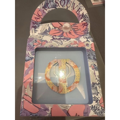 Suporte artístico de telemóvel arte - Série de Camélia (Amarelo)