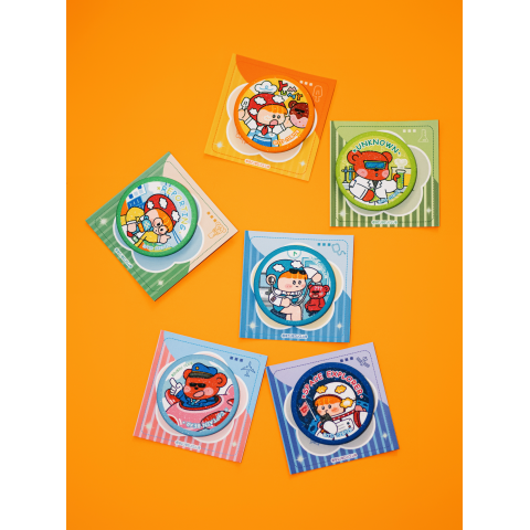 甜甜妹与布丁熊职业大徽章