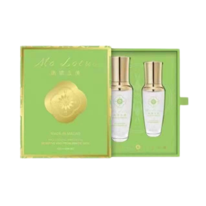 Conjunto de cuidados faciais para jovem