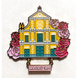 Macau Landscape Impression Fridge Magnet - St. Dominic’s Church