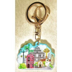 Macau Portuguese Tile Fridge Magnet - Multi-coloured