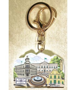 Porta-Chaves de Paisagem da Impressão de Macau — Vista do Edifício do Instituto para os Assuntos Municipais
