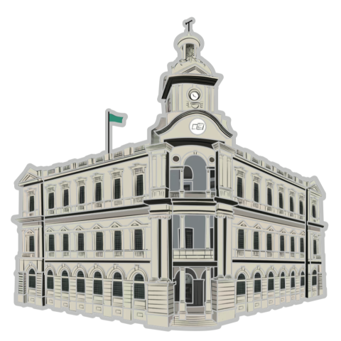 澳门印象徽章冰箱贴—邮政局总署