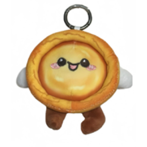 [Portuguese Egg Tart] Plush Fridge Magnet Keychain