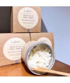 Esfoliante Corporal de Lavanda com Sal Marinho