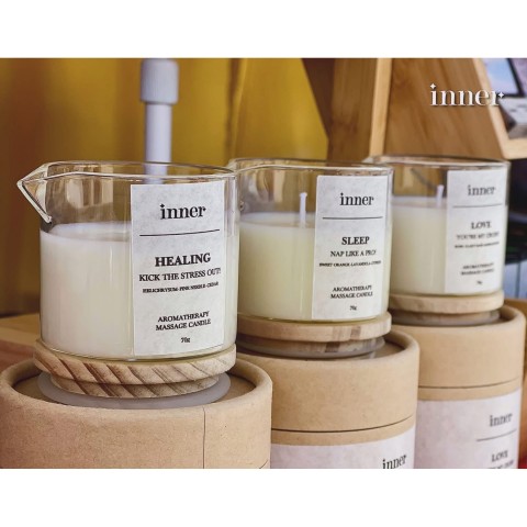 天然有机SPA按摩蜡烛