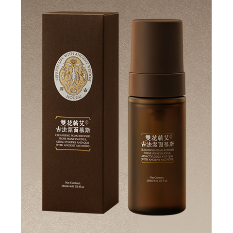 双花蘄艾古法洁面慕斯