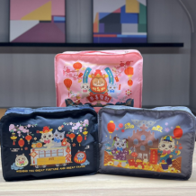 手工热转印旅行收纳袋