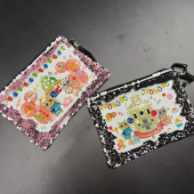 手工热转印闪片收纳袋